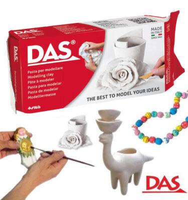 DAS Air Dry Modelling Clay - White (ดินปั้นสีขาว)