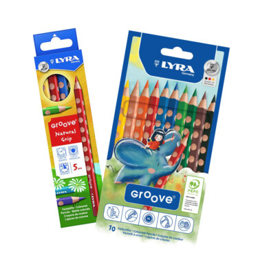 LYRA Groove Jumbo Colored Pencils (ดินสอสีไม้แท่งสามเหลี่ยมจัมโบ้)