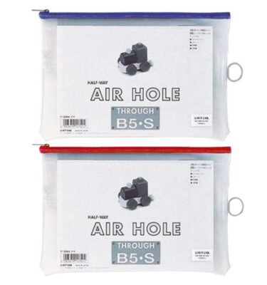 LIHIT Air Hole Clear Case B5 (กระเป๋าซองซิป) F-3004