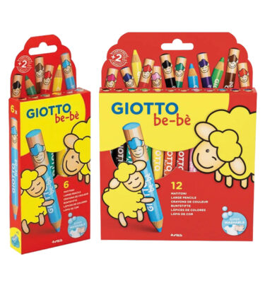 GIOTTO Be-Be Super Large Pencils (ดินสอสีไม้แท่งจัมโบ้)
