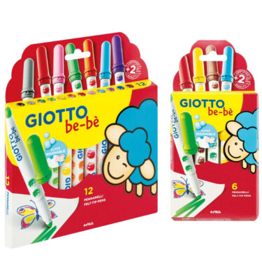 GIOTTO Be-Be Super Fiber Pens (ปากกาเมจิกแท่งจัมโบ้)