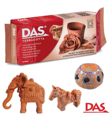 DAS Air Dry Modelling Clay – Terracotta (ดินปั้นสีอิฐ)