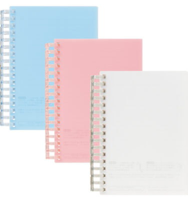 LIHIT Open Ring Notebook A6 (สมุดโน๊ตเปลี่ยนไส้ได้) N-2728