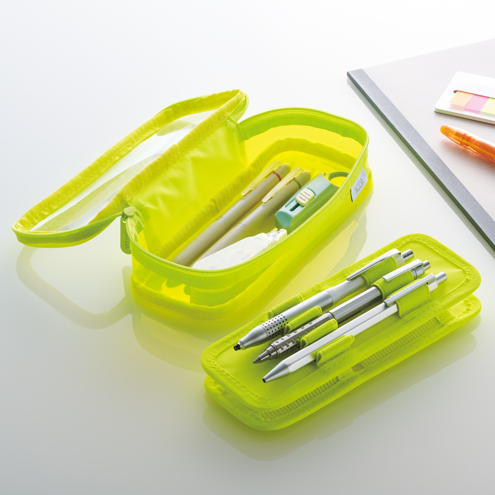 LIHIT XCOA Reversible Clear Pen Case Lite (กระเป๋าใส่อุปกรณ์เครื่องเขียน) A-3810 - Image 3