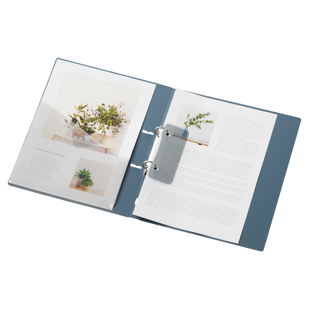 LIHIT Mutual Smart Slim Ring File A4 (แฟ้ม 2 ห่วง) F-2005 - Image 4