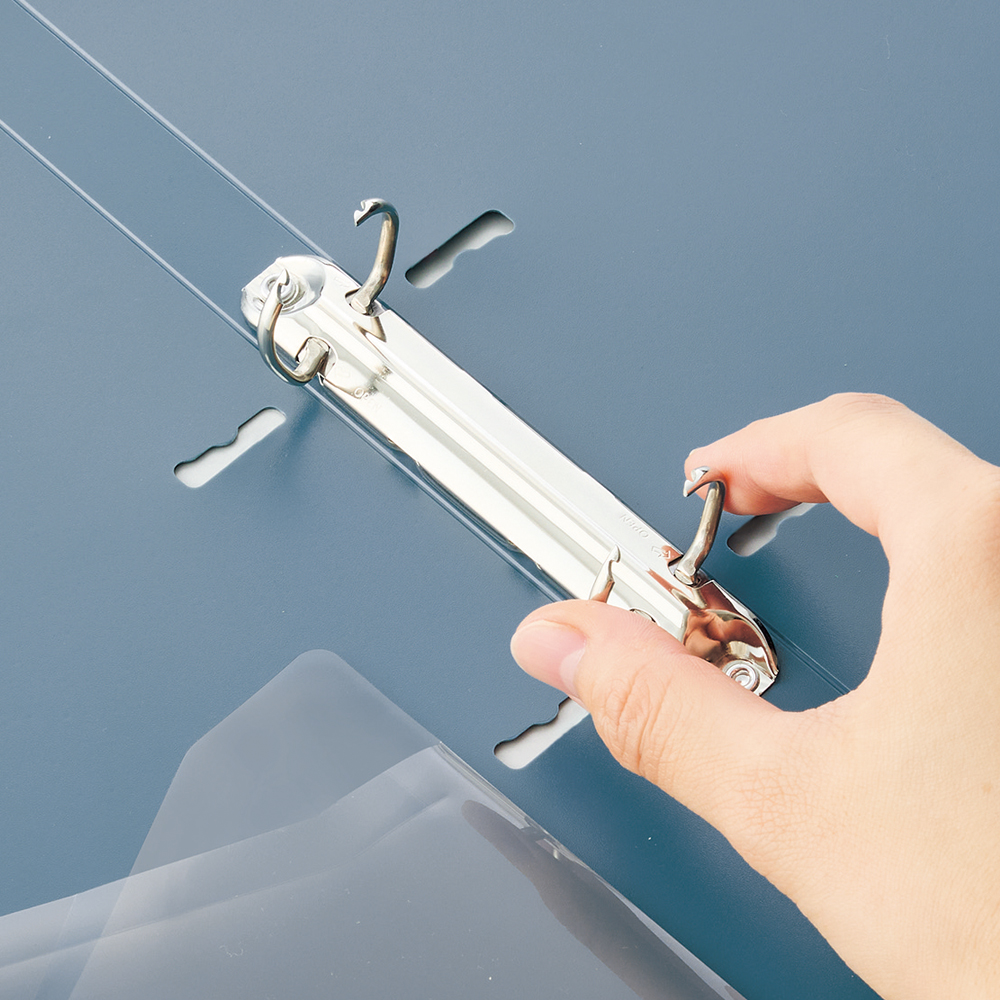 LIHIT Mutual Smart Slim Ring File A4 (แฟ้ม 2 ห่วง) F-2005 - Image 5