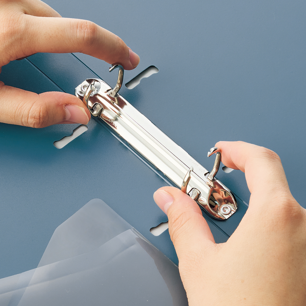 LIHIT Mutual Smart Slim Ring File A4 (แฟ้ม 2 ห่วง) F-2005 - Image 6