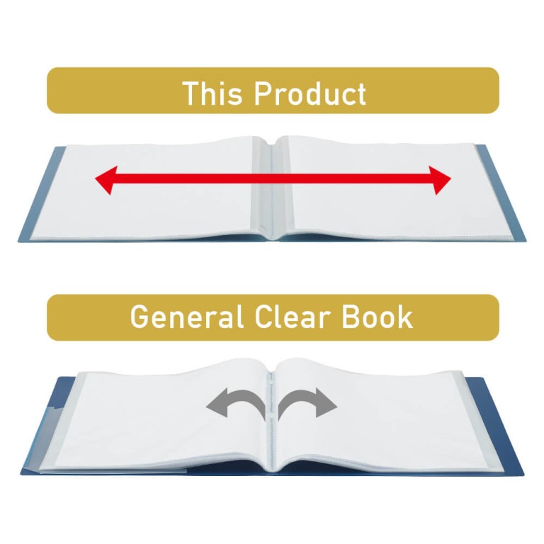 LIHIT Mutual Clear Book A4 (แฟ้มโชว์เอกสาร 20 ซอง) N-2400 - Image 4