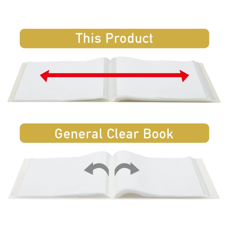 LIHIT Mutual Clear Book A4 (แฟ้มโชว์เอกสาร 40 ซอง) N-2401 - Image 4