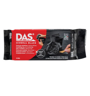DAS Air Dry Modelling Clay - Mineral Black (ดินปั้นสีดำ)